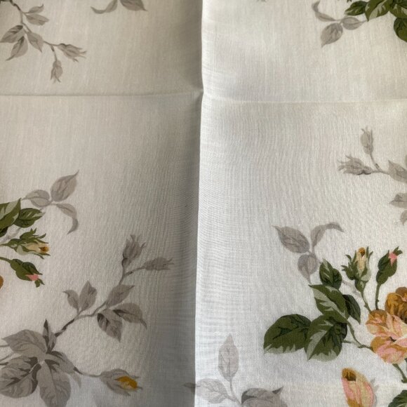 Yves Saint Laurent Floral Cotton Scarf – NWT - Picture 8 of 9